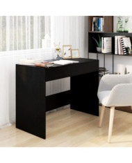 Bureau Noir 101x50x76,5 cm Bois d'ingénierie | Mobilier & Déco