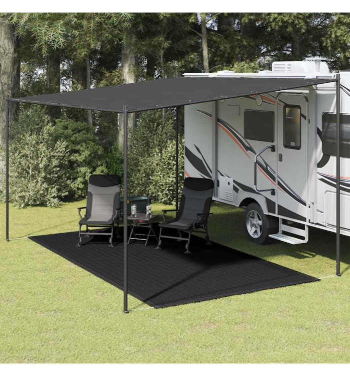 Tapis de tente 250x350 cm Noir | Mobilier & Déco