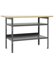 Établi Gris 120x60x85 cm Acier | Mobilier & Déco