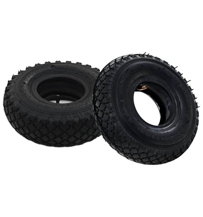 2 pneus 2 chambres à air 3.00-4 260x85 pour roue de diable | Mobilier & Déco
