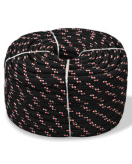 Corde de bateau Polypropylène 8 mm 500 m Noir | Mobilier & Déco