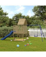 Aire de jeux d'extérieur bois de pin imprégné | Mobilier & Déco
