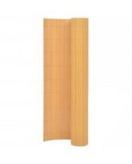 Clôture de jardin double face 110x300 cm Jaune | Mobilier & Déco