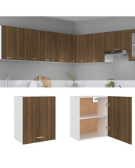 Armoire suspendue "Lyon" Chêne marron 50x31x60 cm | Mobilier & Déco