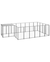 Chenil Noir 8,47 m² Acier | Mobilier & Déco