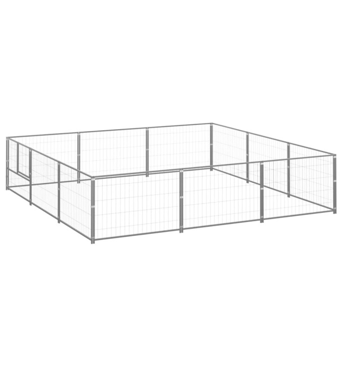 Chenil Argenté 9 m² Acier | Mobilier & Déco
