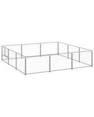 Chenil Argenté 9 m² Acier | Mobilier & Déco