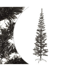 Sapin de Noël étroit Noir 180 cm | Mobilier & Déco