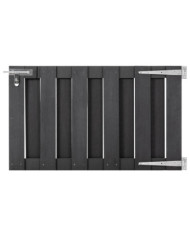 Portillon WPC 100x60 cm Gris | Mobilier & Déco