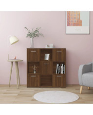 Bibliothèque Chêne marron 90x30x90 cm Bois d'ingénierie | Mobilier & Déco