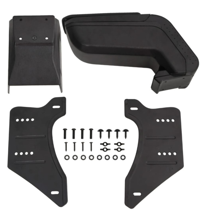Accoudoir de voiture universel noir 14x30x(32-48,5) cm ABS | Mobilier & Déco