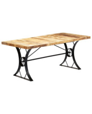 Table à manger 180x90x76 cm Bois de manguier massif | Mobilier & Déco