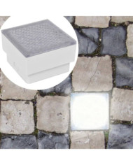 6 lampes LED d'éclairage incorporées au sol 100x100x68 mm | Mobilier & Déco