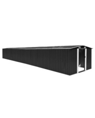 Abri de jardin Anthracite 257x990x181 cm Acier galvanisé | Mobilier & Déco