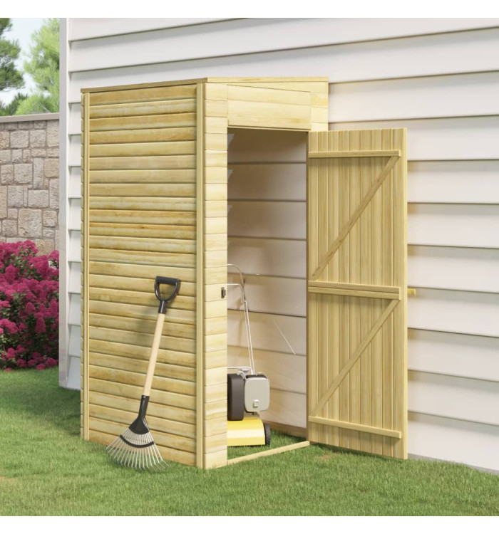 Abri de stockage de jardin 100x110x218 cm Bois de pin imprégné | Mobilier & Déco