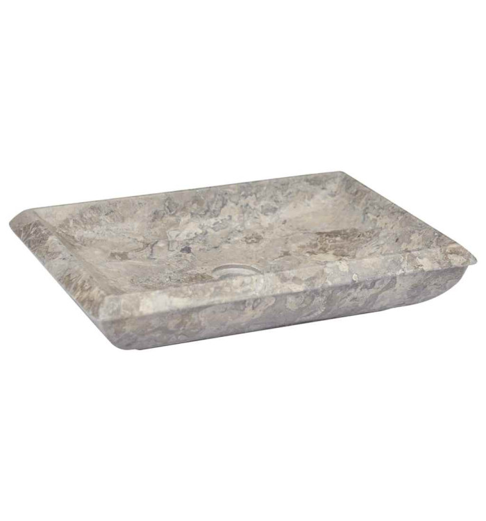 Lavabo Gris 50x35x10 cm Marbre | Mobilier & Déco