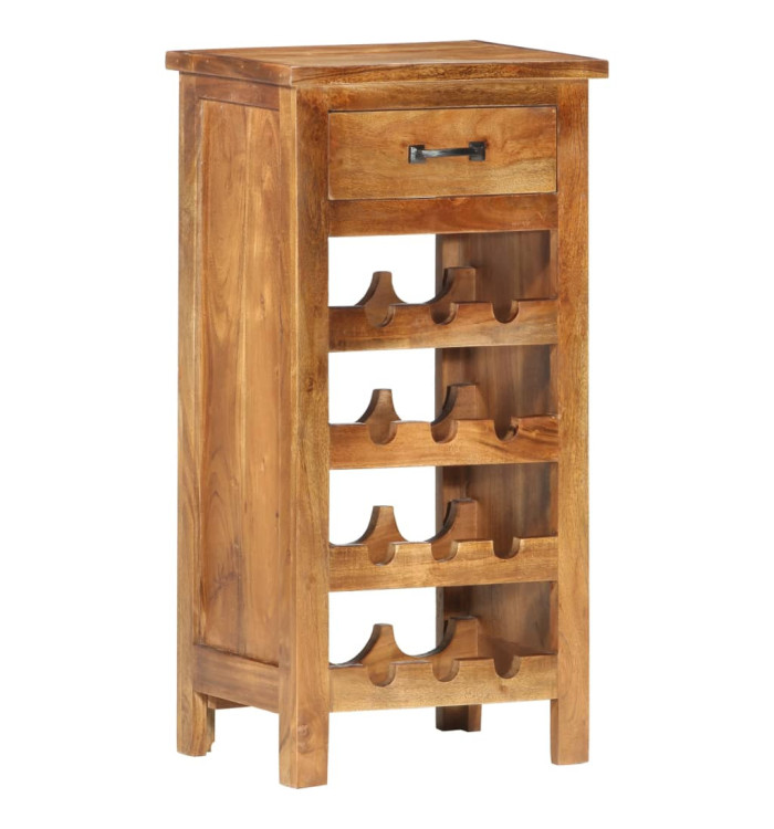 Casier à bouteilles 40x30x80 cm Bois d'acacia massif | Mobilier & Déco