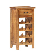 Casier à bouteilles 40x30x80 cm Bois d'acacia massif | Mobilier & Déco