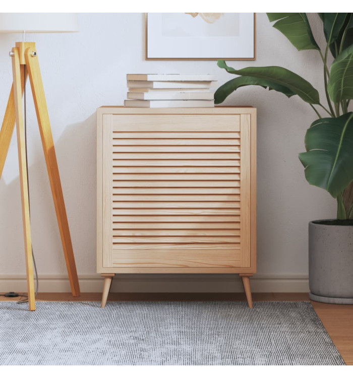 Porte d'armoire à persiennes 61,5x59,4 cm bois de pin massif | Mobilier & Déco