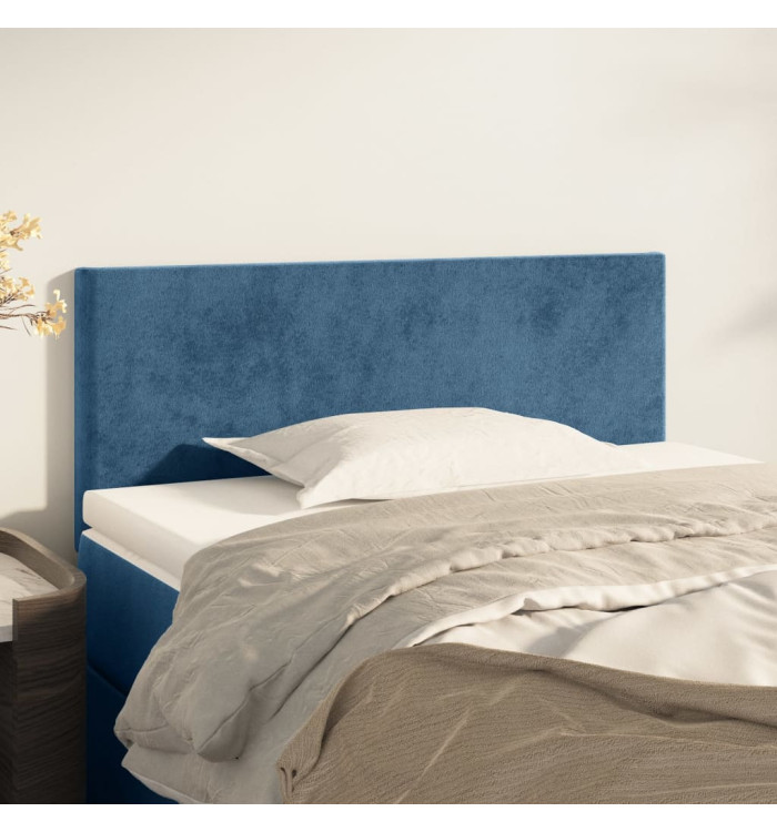 Tête de lit Bleu foncé 90x5x78/88 cm Velours | Mobilier & Déco