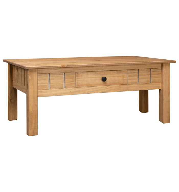 Table basse 100x60x45 cm Pin massif Assortiment Panama | Mobilier & Déco
