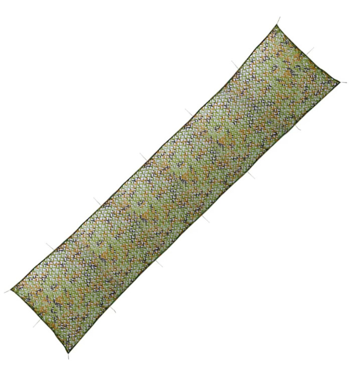 Filet de camouflage avec sac de rangement 1,5x8 m Vert | Mobilier & Déco