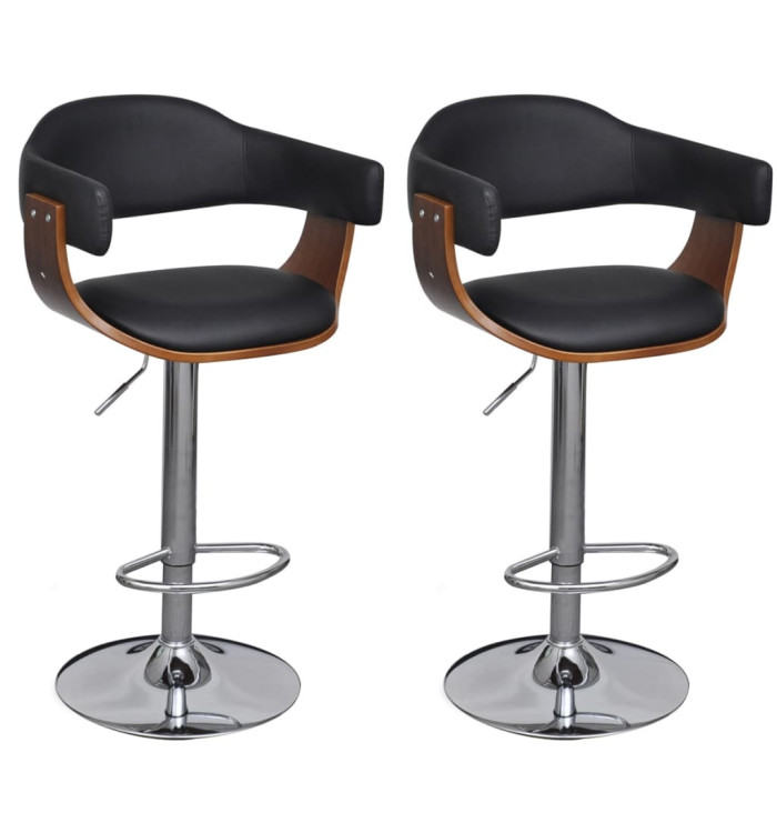Tabourets de bar lot de 2 similicuir | Mobilier & Déco