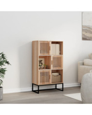 Buffet haut 70x35x125 cm bois d'ingénierie | Mobilier & Déco