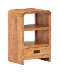 Table de chevet 40x30x60 cm Bois acacia massif et finition miel | Mobilier & Déco