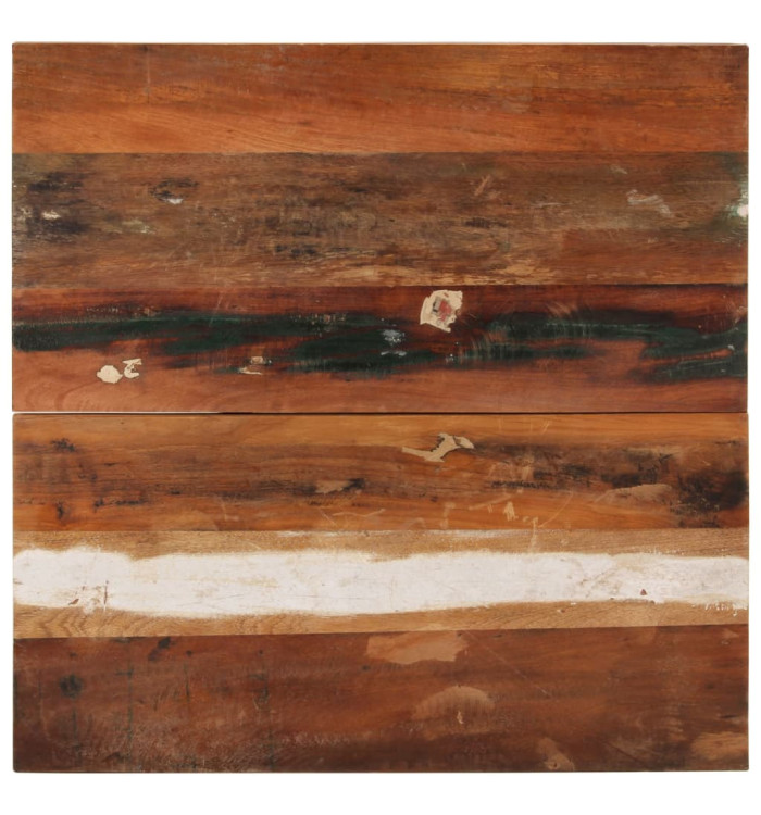 Dessus de table carré 70x70 cm 25-27 mm Bois de récupération | Mobilier & Déco
