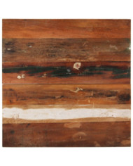Dessus de table carré 70x70 cm 25-27 mm Bois de récupération | Mobilier & Déco