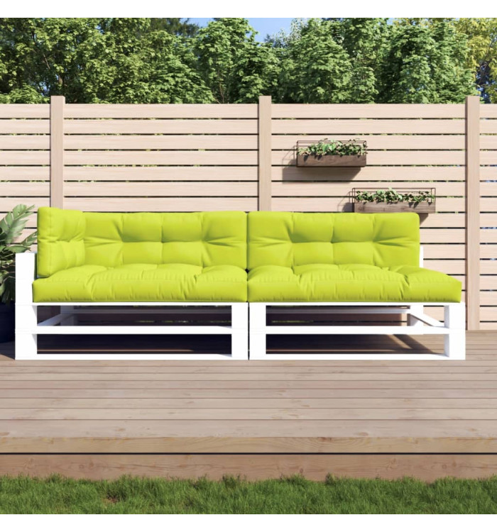 Coussins de palette lot de 5 vert vif tissu | Mobilier & Déco