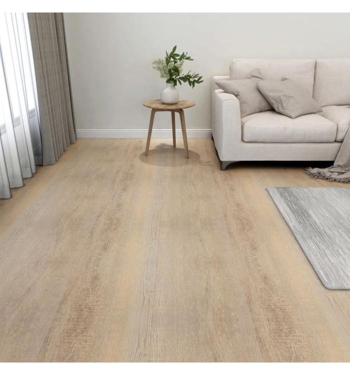 Dalles de plancher autoadhésives 20 pcs PVC 1,86 m² marron | Mobilier & Déco