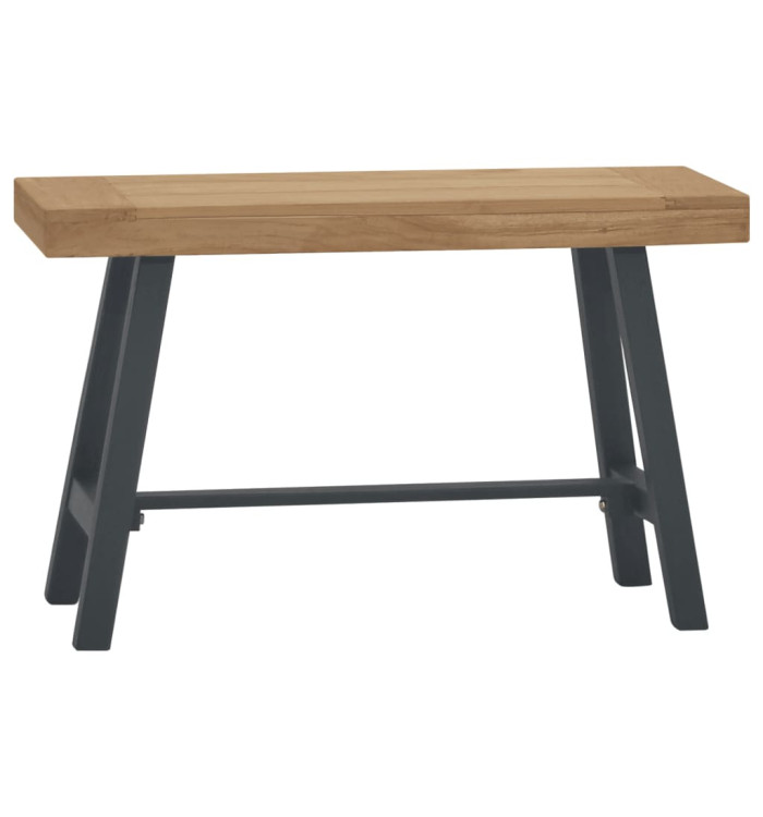 Banc 80 cm Bois massif de teck | Mobilier & Déco