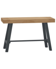 Banc 80 cm Bois massif de teck | Mobilier & Déco