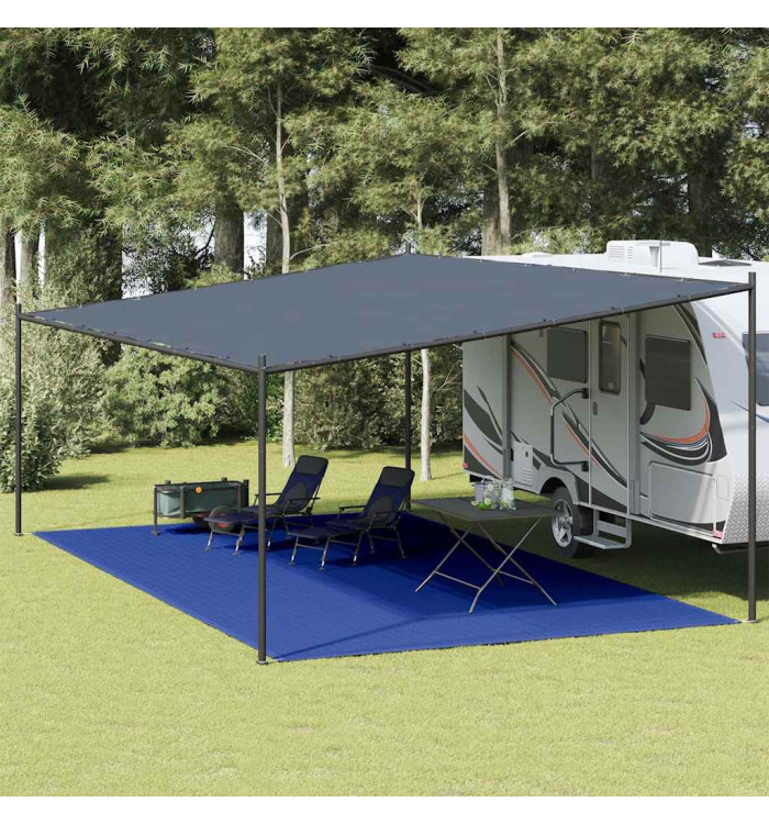 Tapis de tente 400x800 cm Bleu PEHD | Mobilier & Déco