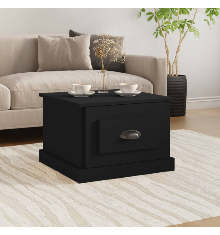 Table basse Noir 50x50x35 cm Bois d'ingénierie | Mobilier & Déco