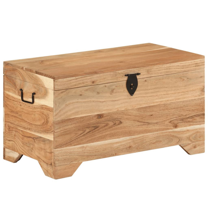 Coffre de rangement Bois d'acacia solide | Mobilier & Déco
