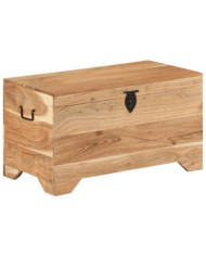 Coffre de rangement Bois d'acacia solide | Mobilier & Déco