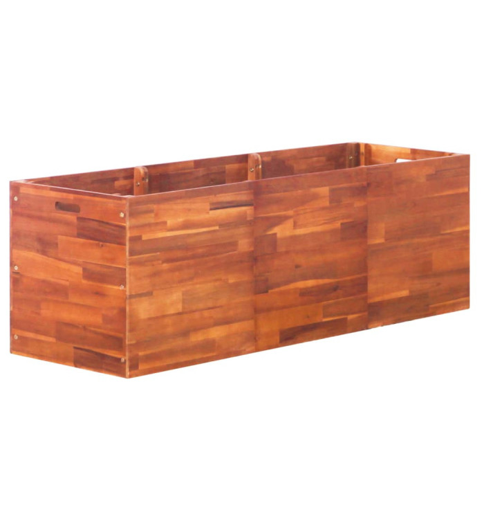Lit surélevé de jardin Bois d'acacia 150x50x50 cm | Mobilier & Déco