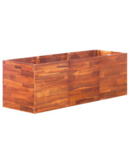 Lit surélevé de jardin Bois d'acacia 150x50x50 cm | Mobilier & Déco