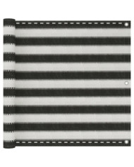 Écran de balcon PEHD 90x300 cm Anthracite et blanc | Mobilier & Déco