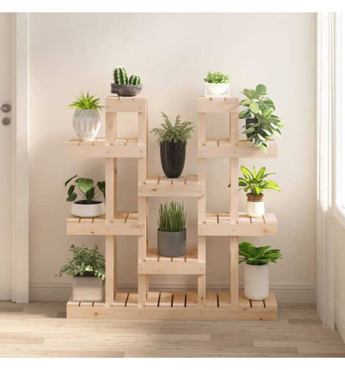 Support à plantes 104,5x25x109,5 cm Bois massif de pin | Mobilier & Déco