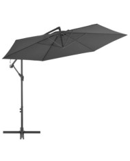 Parasol de jardin en porte-à-faux et poteau en aluminium | Mobilier & Déco