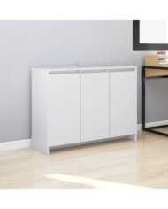 Buffet Blanc 102x33x75 cm Bois d'ingénierie | Mobilier & Déco