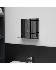 Miroir mural avec étagère 30x30 cm Verre trempé | Mobilier & Déco