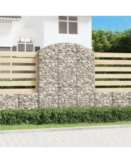Panier de gabions arqué 150x30x180/200 cm Fer galvanisé | Mobilier & Déco