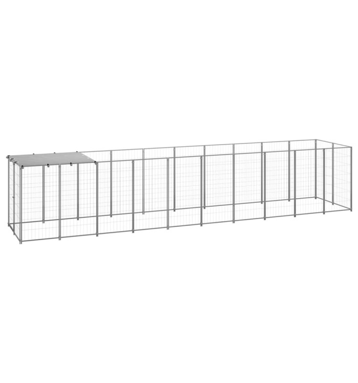 Chenil Argenté 6,05 m² Acier | Mobilier & Déco