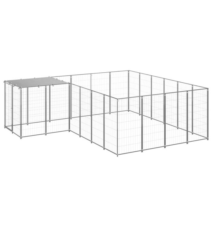 Chenil Argenté 8,47 m² Acier | Mobilier & Déco