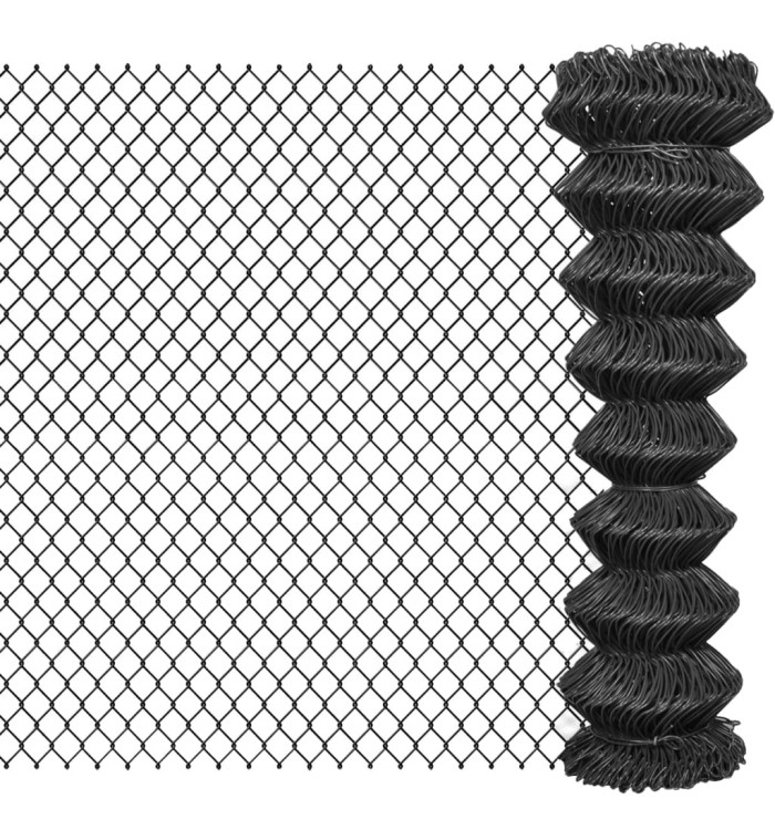 Clôture à mailles Acier 25 x 1,5 m Gris | Mobilier & Déco
